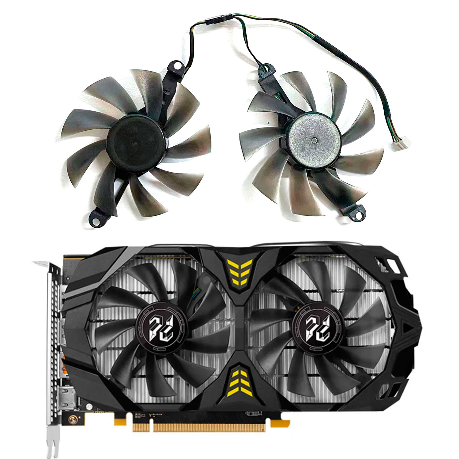 Rx 580 8Gb 2048Sp Gpu - Yeni GPU Fanı, 4 PIN, 85